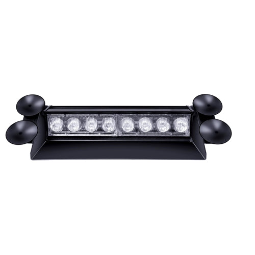 12-24v 8 Led Dash Mount flashing White PC-19W