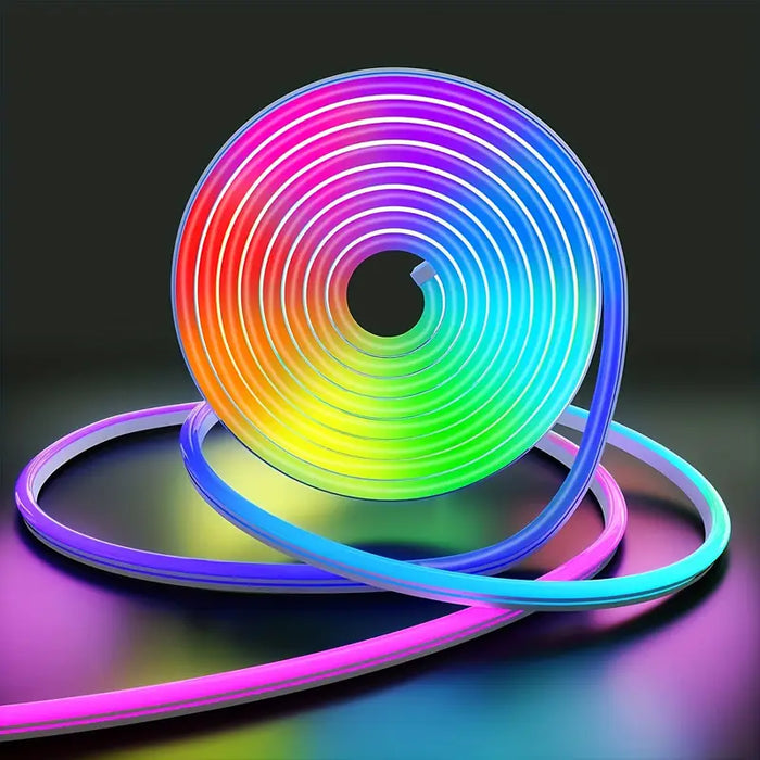 12v 8mm Neon Led Strip Rgb 5050 1m Bing Light - Light Market