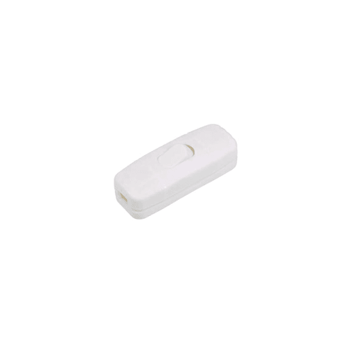 250v 2a Inline Rocket Switch White