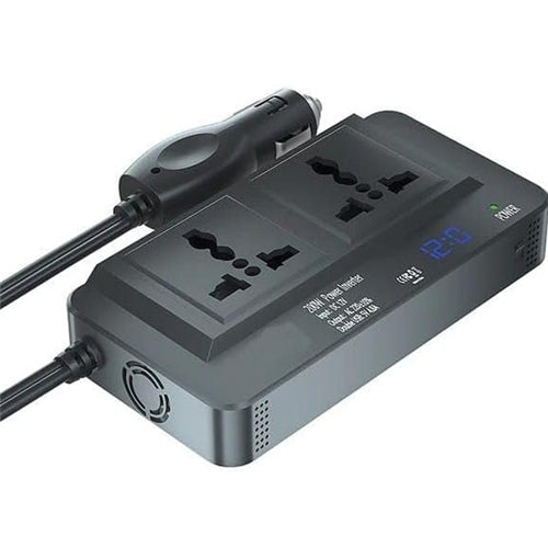 12v 300w Car Power Inverter with x4 USB Charging Ports QC-CC8300