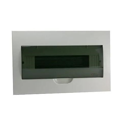 12 Way PVC Flush Mount Unpopulated Din Rail Distribution Box