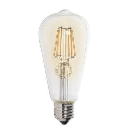 E27 6W ST64 Dimmable LED Filament Bulb 2700k - BULB LED 196