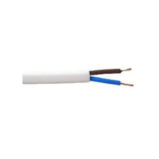 2 Core 0.5mm Cabtyre White Per Meter