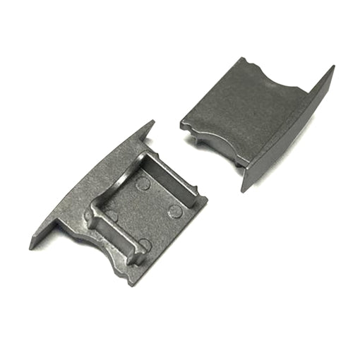 End Caps for Low Spotting Deep Recessed Aluminium Channel CH64 - Per Pair