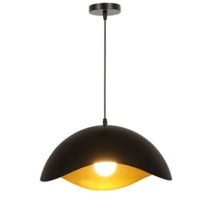 E27 Dining Lamp Black & Gold D1-02