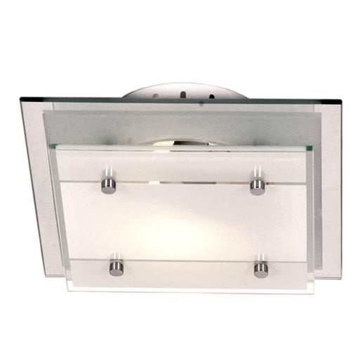 Mirror and Frosted Glass Ceiling Light CF1361 large