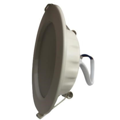7W Recessed Panel Light Round 6500K - Budget