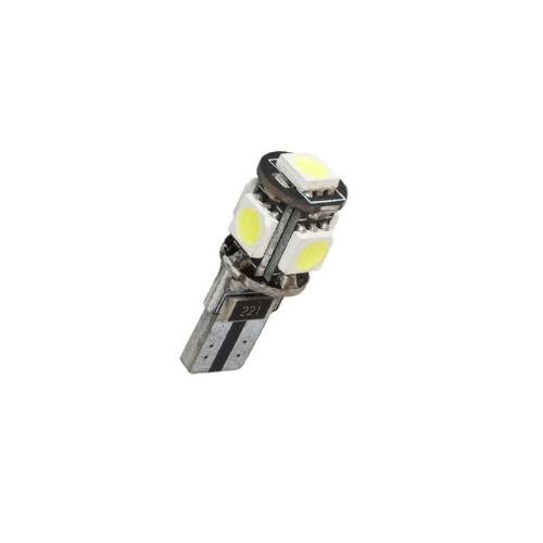 12v T10 5050 x 5 Led Park Light Bulb 6000k Bing Light - Light Market