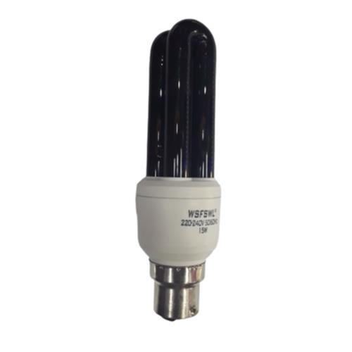 B22 15w Fluorescent 2U Ultra Violet Bulb - Light Market