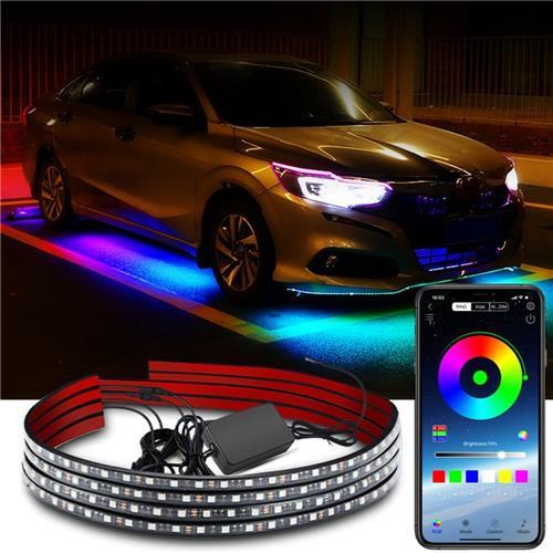 Bluetooth Controlled Digital Vehicle Lighting Kit - Light Market