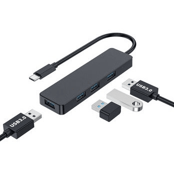 Type C 3.0 High Speed Hub With 4 Usb Ports - Light Market