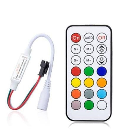 5-24v 21 key Led Digital Rf Wireless Controller With Female Dc