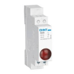 1 Pole Indicator Light Din Rail Red ND9 Chint - Light Market