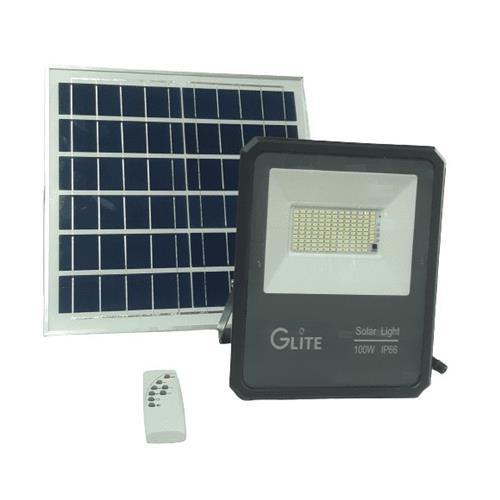 100w Solar Flood Light 6500k Glite - Light Market