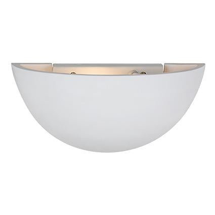 Gypsum Wall Light 282mm White W398