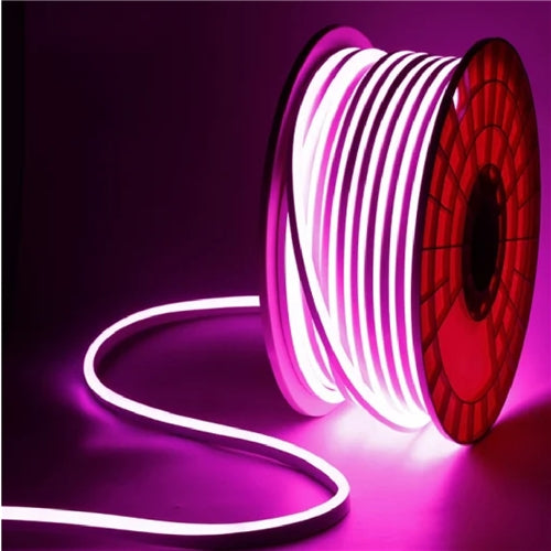 12v 3mm Neoflex3 216 LED Neon Rope Light Pink 1m Bing Light - Light Market