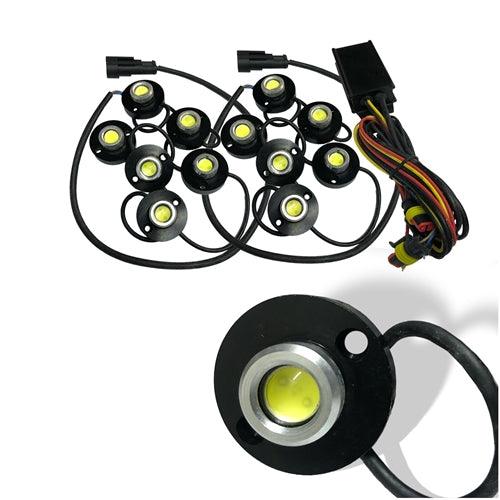 12v 6w x 12 Led Daytime Running Light Kit 6000k - Light Market