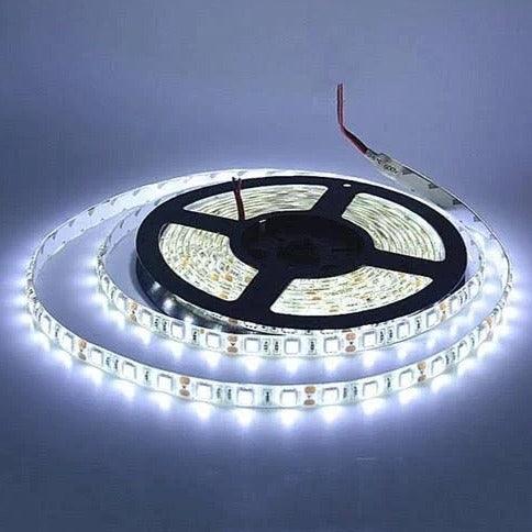 12v 7.5mm 120 LED Strip Light IP20 10m 6500k Eco Range - Light Market