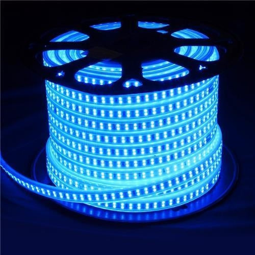 220v 2835C Leadless Double LED Strip Light Blue