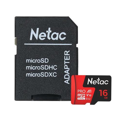 16GB MicroSD Card With Adaptor P500 Extreme Pro Netac - Light Market