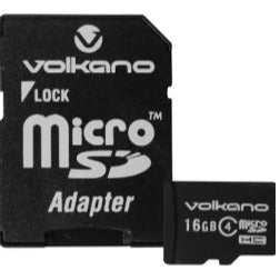 16GB Volkano Micro SD Card with Adapter - Light Market