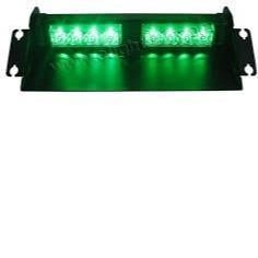 12-24v 8 Led Dash Mount flashing Green