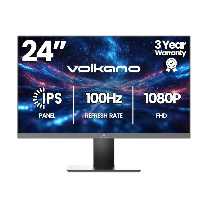 24 inch HD IPS Volkano Monitor with HDMI/VGA Input 100Hz