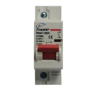 1 Pole DC Circuit Breaker 125a 12-250v FSD47-125 Din Rail Fivestar