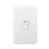 4x2 1 Lever 2 Way Switch White - Waco