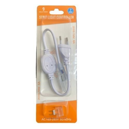 220v 2835B LED Strip Light Power Cable 7mm