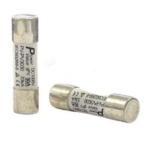 20A DC1000V PV Ceramic Fuse 4 Pack - Q-BX600 - Light Market