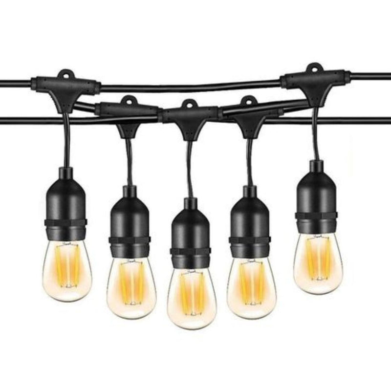 20m 220V Decor String Light with Bulbs Joinable 3000K