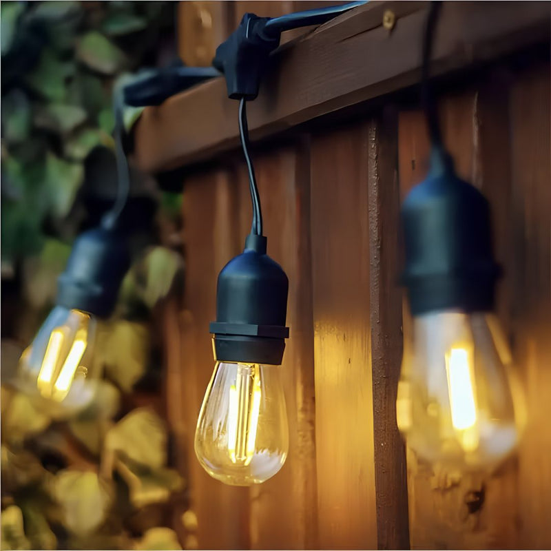 20m 220V Decor String Light with Bulbs Joinable 3000K