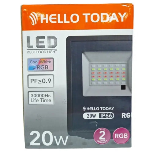 20w LED Flood Light RGB HT - Light Market