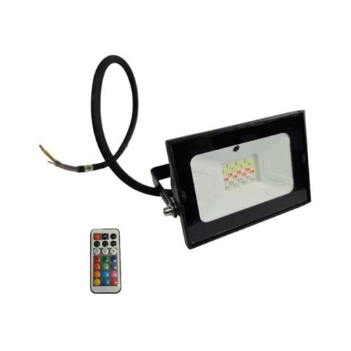 20w RGB Combat Led Flood Light IP65 Pioled - Light Market