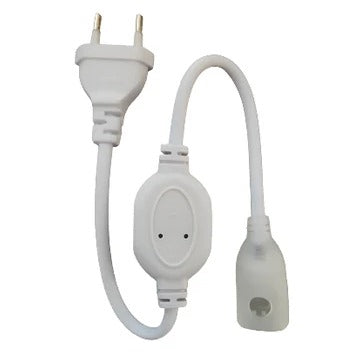 220v 8mm COB Strip Light Power Cable - DRRL20P - Light Market