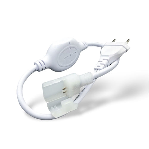 220v 8mm Neon LED Rope Light Power Cable - 04192 - Light Market