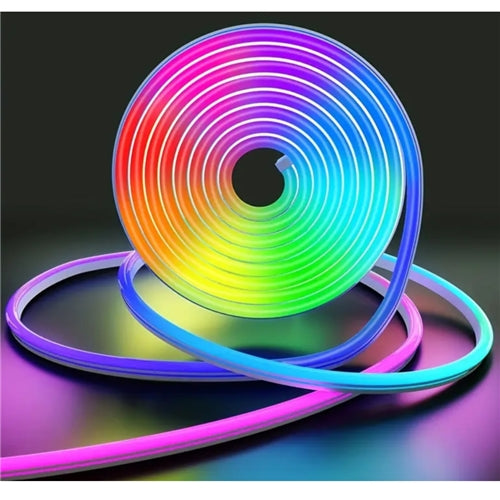 220V 8mm Neon LED Strip RGB 5050 1m Bing Light - Light Market