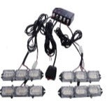12v 9 Led x 4 Grill Mount White KM322-4 Bing Light