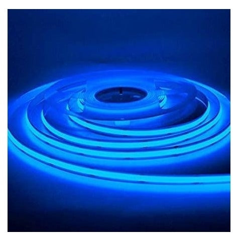 24v 8mm 320 LED Halo COB Strip Light IP20 5m Roll Blue Bing Light - Light Market
