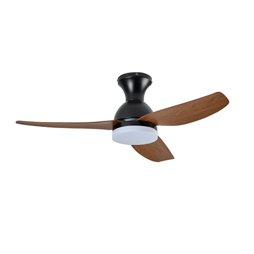 25w 3 Blade LED Ceiling Fan Black CCT - FCF099 - Light Market