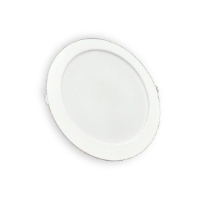25W Recessed Panel Light Round 6500K - Budget - Light Market