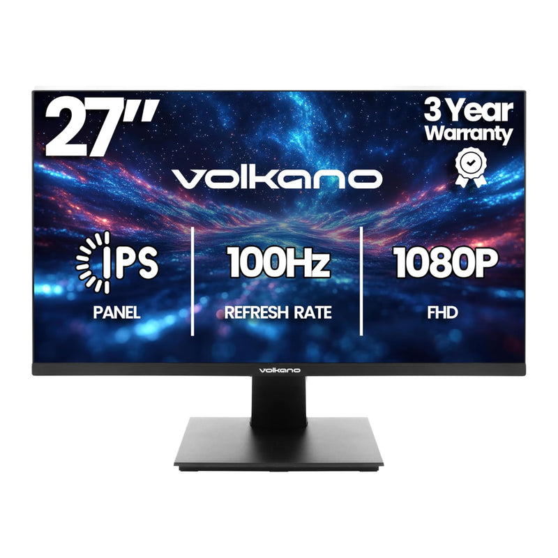 27 inch HD IPS Volkano Monitor with HDMI/VGA Input 100Hz