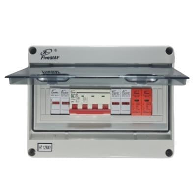 Populated PVC Solar Combiner Box 2 in 1 Out