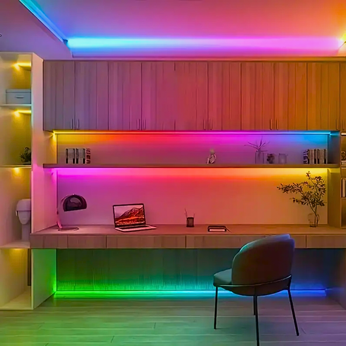 12v 10mm 5050 60 LED Chroma Wave Digital Strip Light 5m Roll Rgb Bing Light