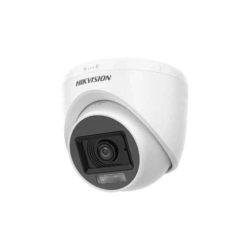 2MP HIkvision HD-TVI  Hybrid Light Audio Turret Camera