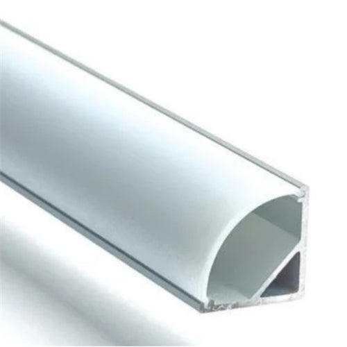 2M Corner Aluminium Channel for LED Strip Lights Bing Light 15.8x15.8mm - 601 - Light Market
