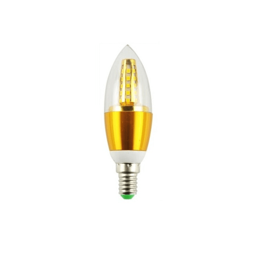 E14 3w Led Candle Bulb 3000k Gold HD-BLB03W