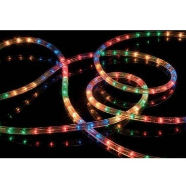 220v 2 Wire Round Led Rope Light Multicolour 1M - Budget