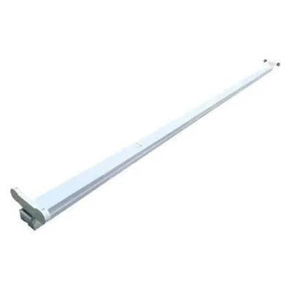 T8 5ft Double Led Open Channel Slim Fitting 1 Side Power F81